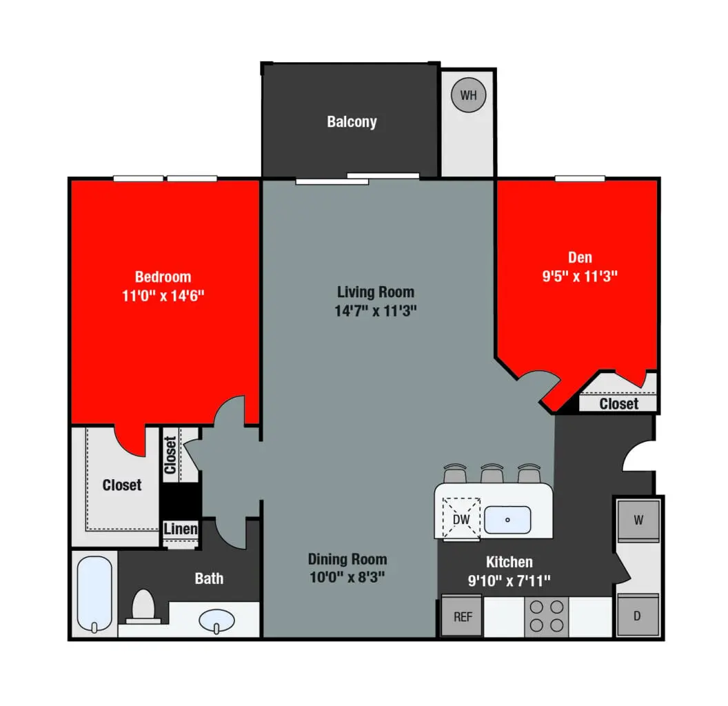 Apartments For Rent TGM Ridge - York with Den