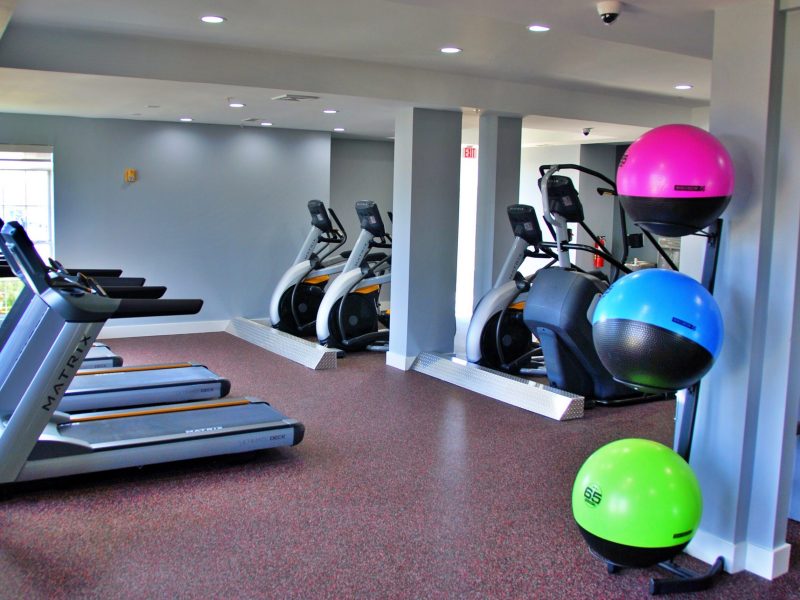 This image shows TGM Ridge fitness gym equipment featuring the standard treadmill machine-wide view.